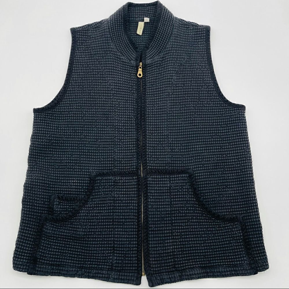 by J.J Black Zip Up Vest w/ Front Pockets Sz S